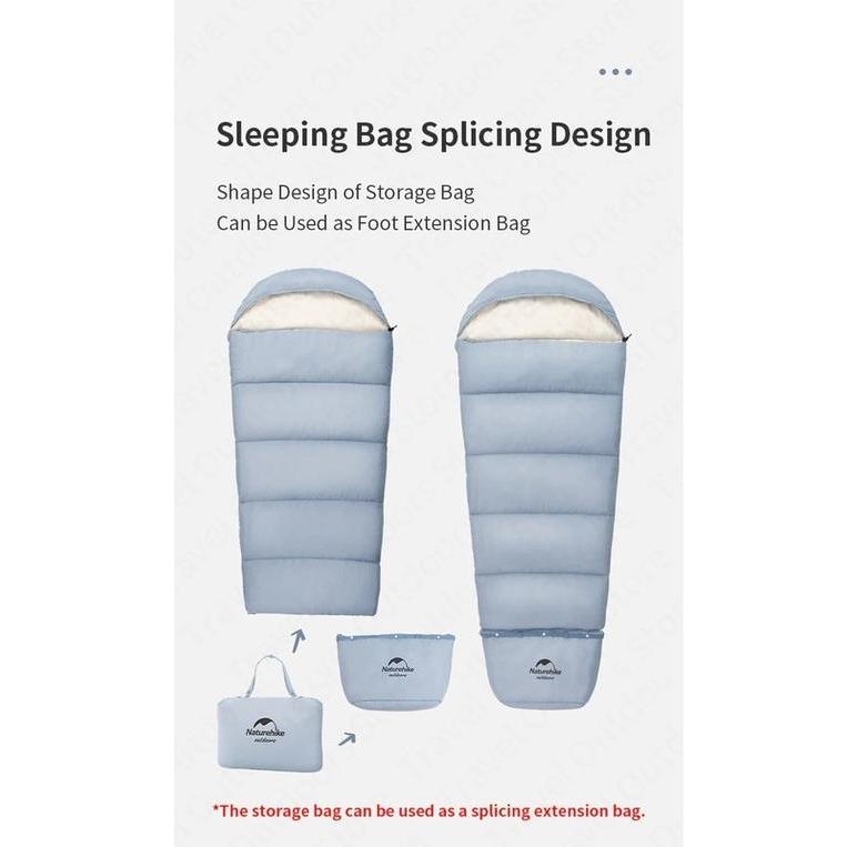 SLEEPING BAG ANAK NATUREHIKE NH21MSD01 KANTONG TIDUR SELIMUT CAMPING