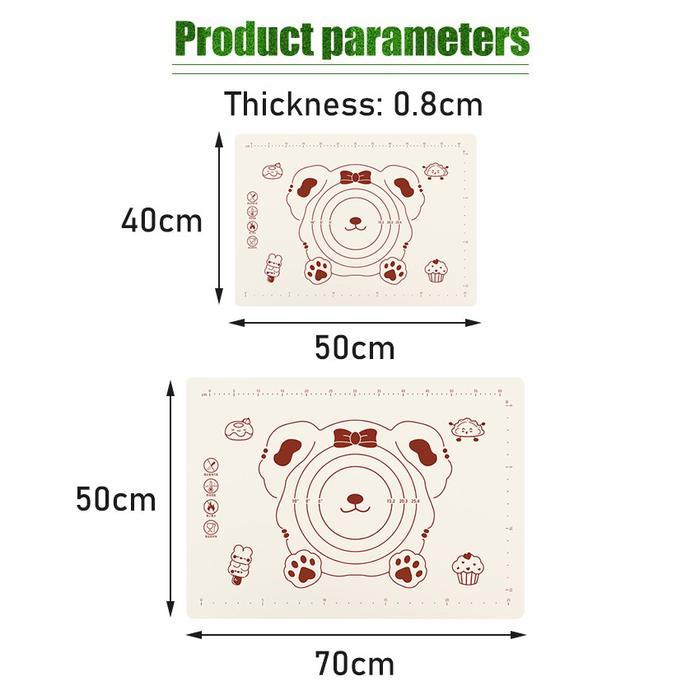 ALAS ADONAN SILIKON / BAKING MAT SILICONE / TATAKAN ADONAN KUE DONAT PIZZA
