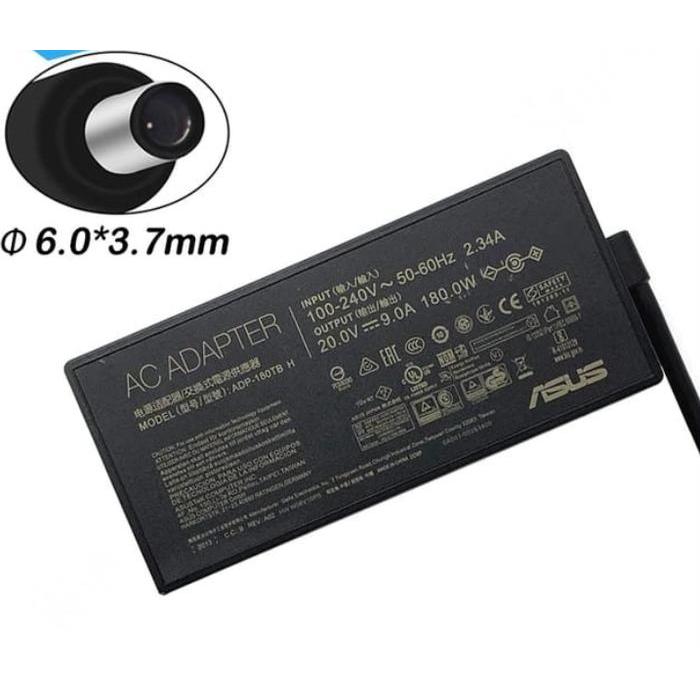 ORI Adaptor Charger laptop Asus ROG 20V 9A 180W ( 6.0*3.7mm ) TUF A15 FX506 FX506I FX506UI 14 G14