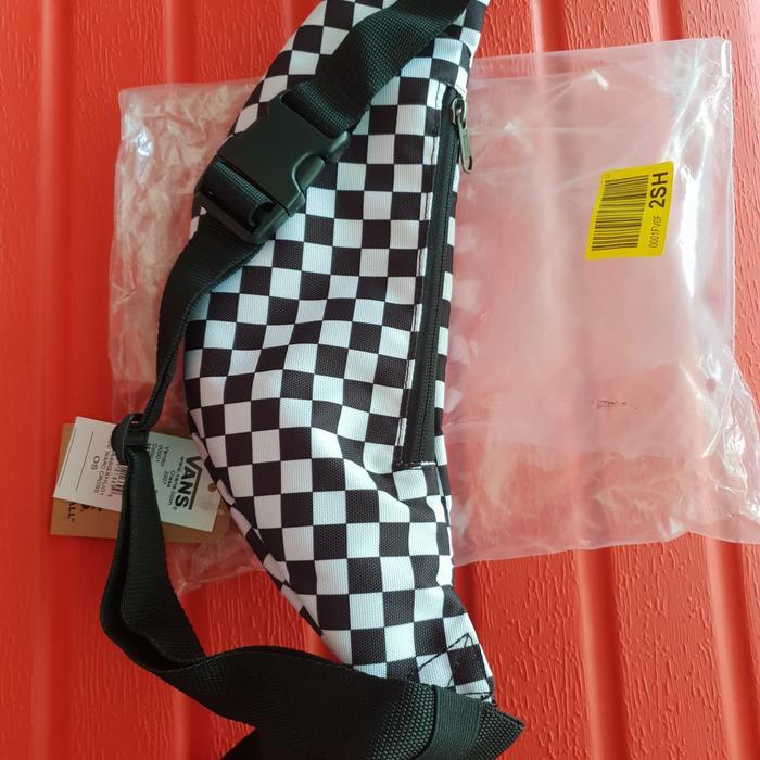 Vans Ward Catur Checkerboard Waist Bag Tas Pinggang Selempang Cross Co