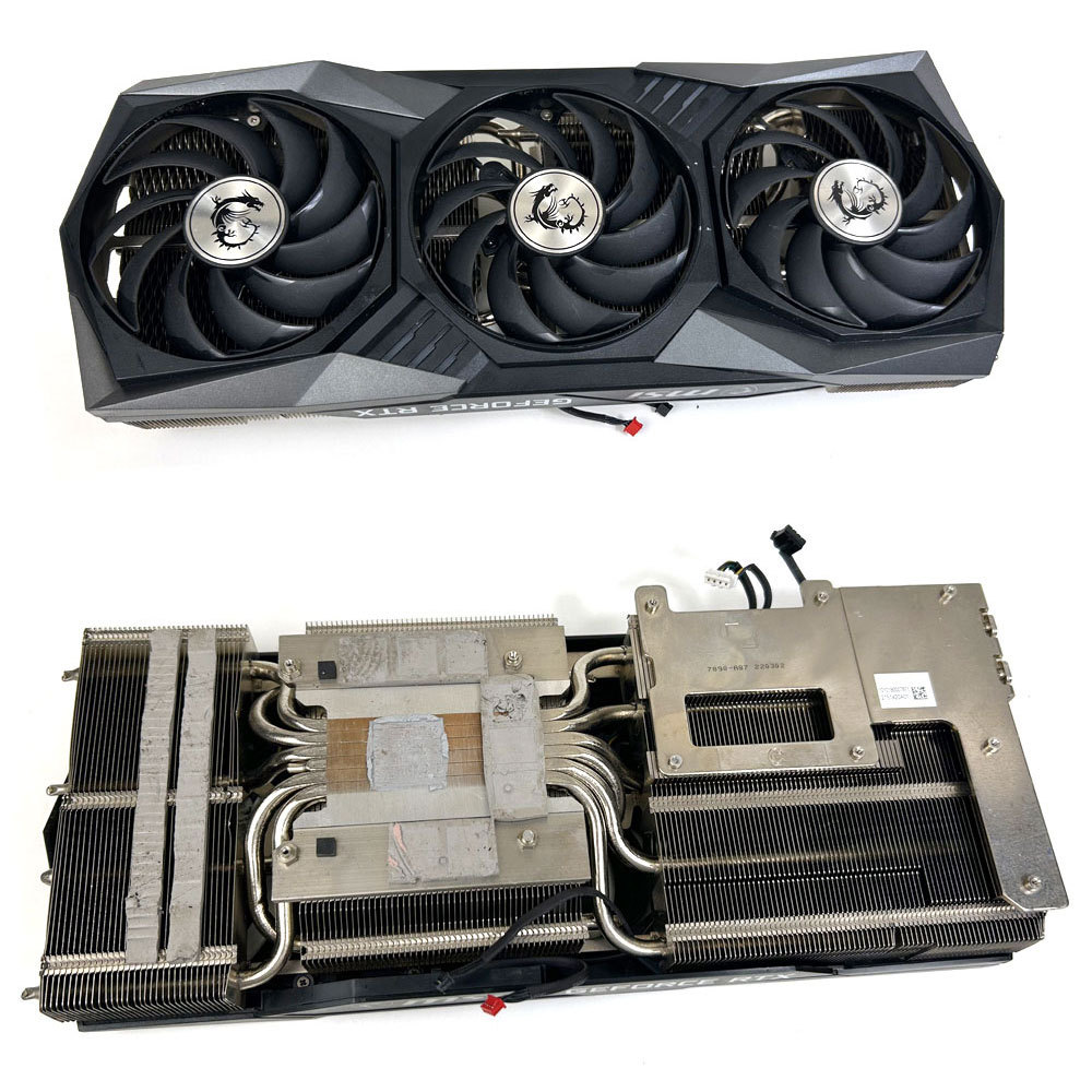 Original old Video Card Heatsink RTX3060 RTX3060Ti RTX3070 RTX3070Ti For MSI RTX 3060 3060 Ti 3070 3