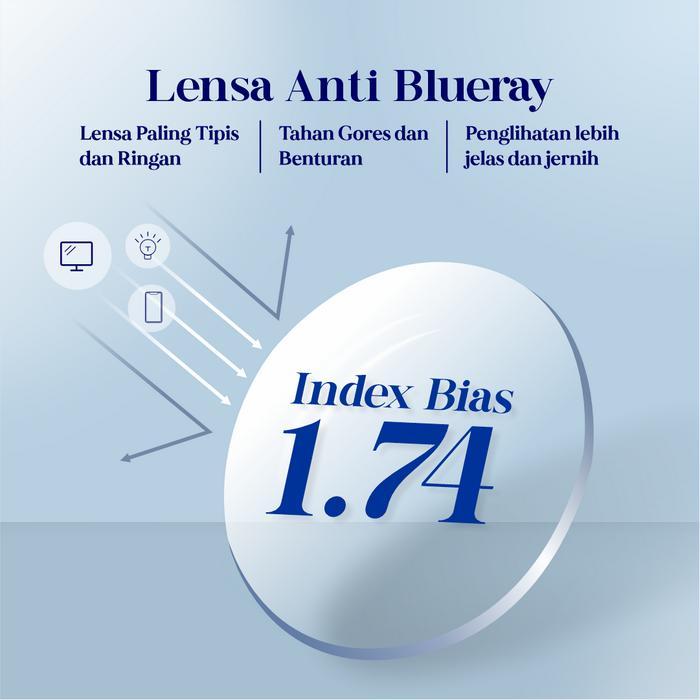 Berrybarton - Lensa Anti Blueray Hi Index 1.74 Tipis dan Ringan 0007