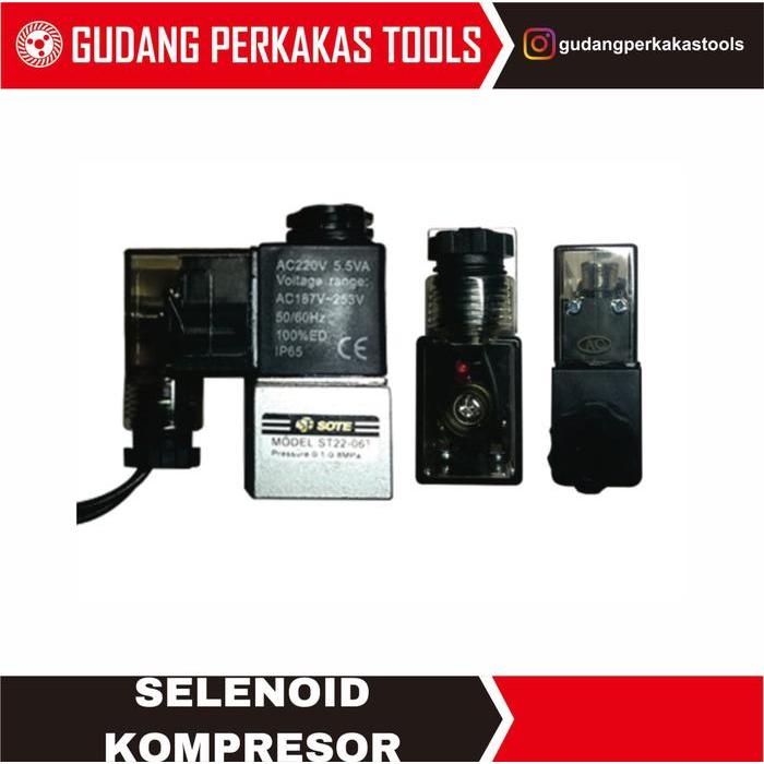 Selenoid/Solenoid/Otomatis Katup Kompresor