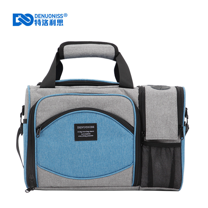 Insulated Lunch Bag Waterproof Large Thermal Food Container Adjustable Shoulder Strap Thickened