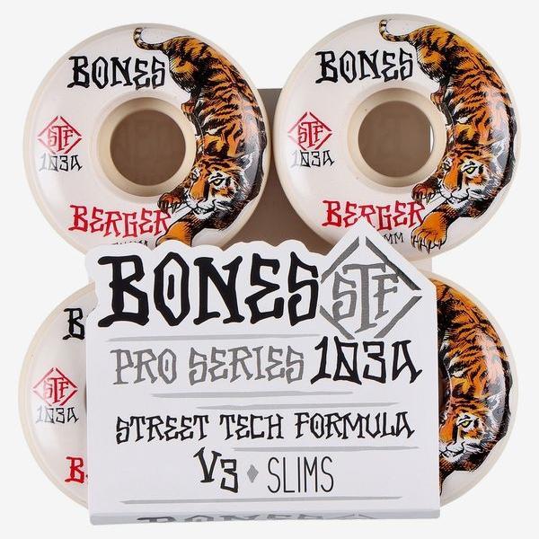 Wheels / Roda Bones Skateboard Wheels STF Slims Berger The Hunter 103a