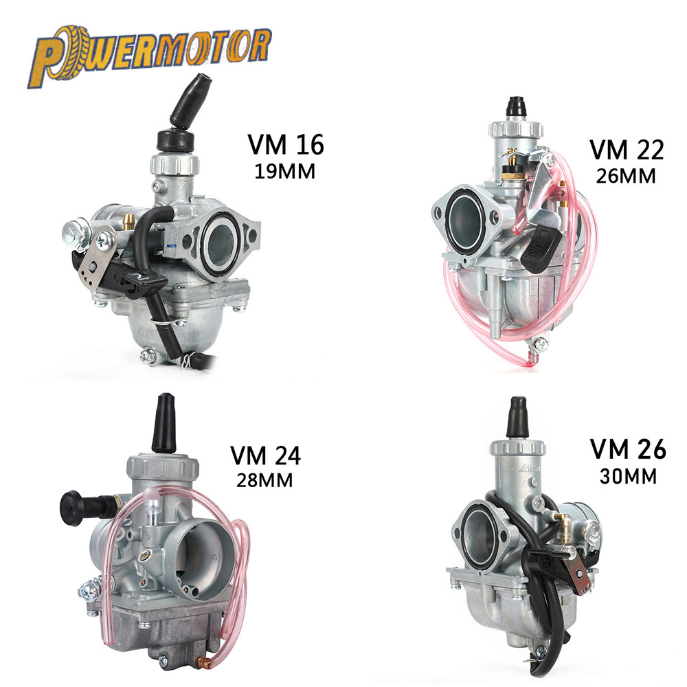 Mikuni Carburetor VM16 22mm VM22 26mm VM24 28mm VM26 30mm Carburateur For 110cc to 250cc Pit Dirt Bi