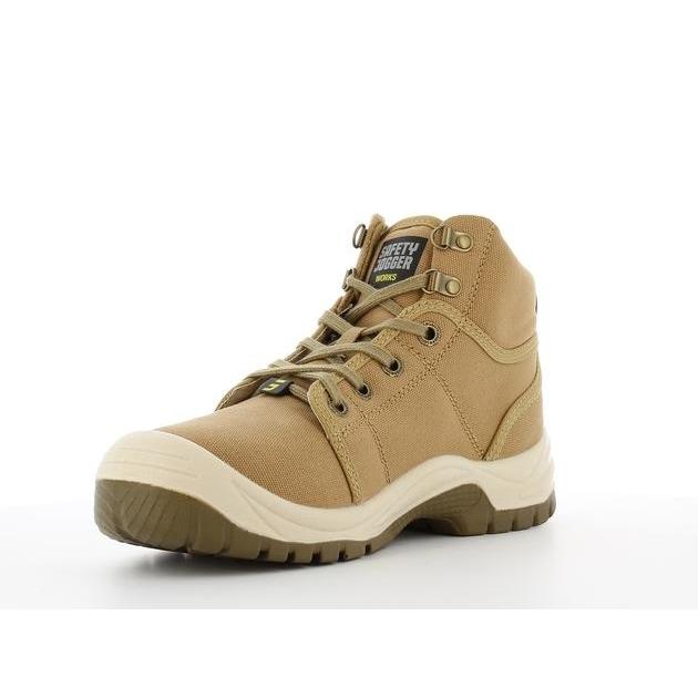 Best Seller Sepatu Safety Jogger Desert / Sepatu Proyek Coklat / Sepatu Kerja Proyek Sporty Original