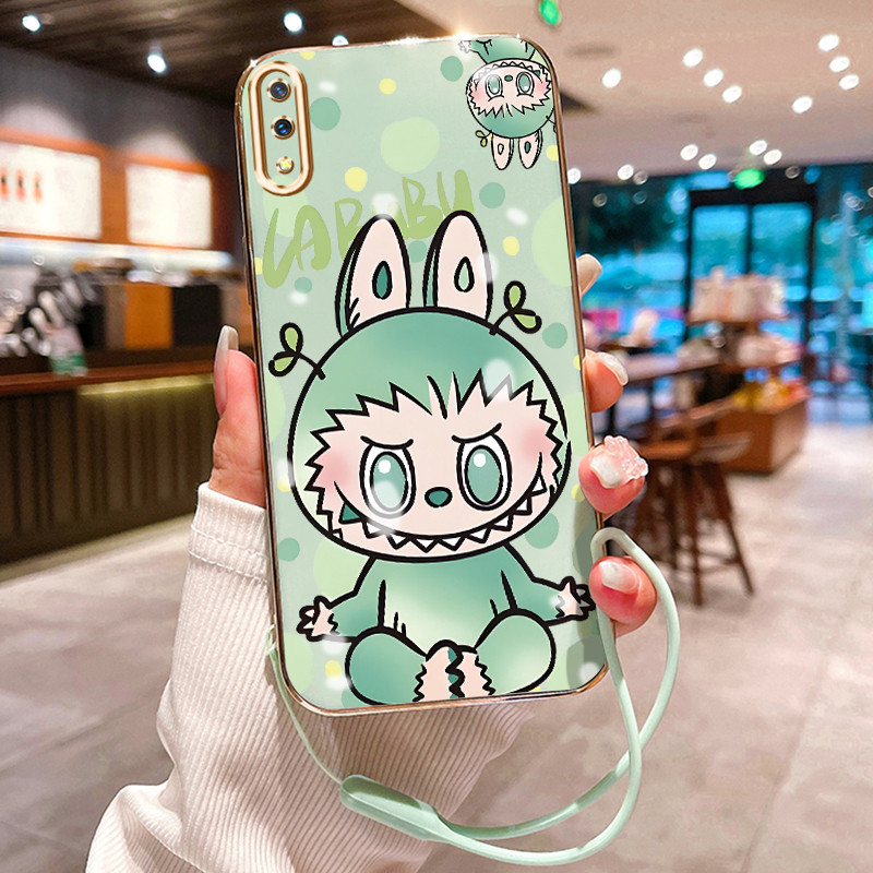 Casing Hp Untuk VIVO V11 V11 Pro Case Casing Boneka anime yang lucu pola plating shell HP Kasing Sil