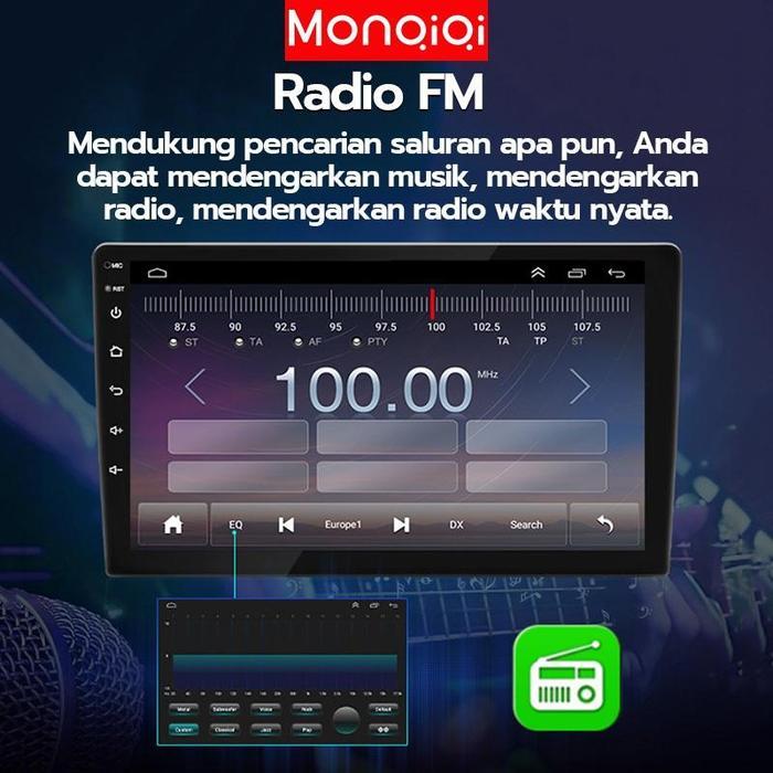 "New" MONQIQI with cooling system4G+32G IPS Screen Head Unit android 7/9/10 Inch Car Android 13