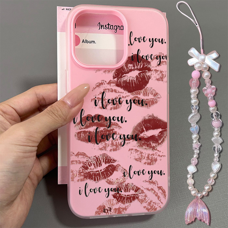 Seksi Bibir Merah 2-In-1 Case Untuk Vivo Y500 Z11 0 T5 Pro 5G Y11d Y31d Pro V70 Fe Y05 Y400 V60 Lite