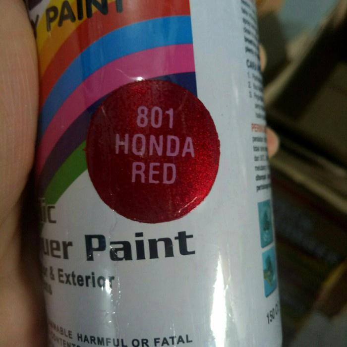 Pilok Pilox Diton Candytone Honda Red / Merah Honda 801 150Cc Co