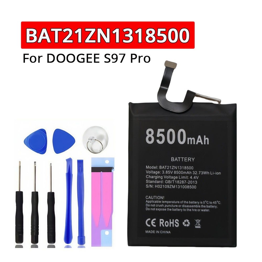 For DOOGEE S97 Pro S97Pro 8500mah BAT21ZN1318500 Replacement Mobile Phone Battery