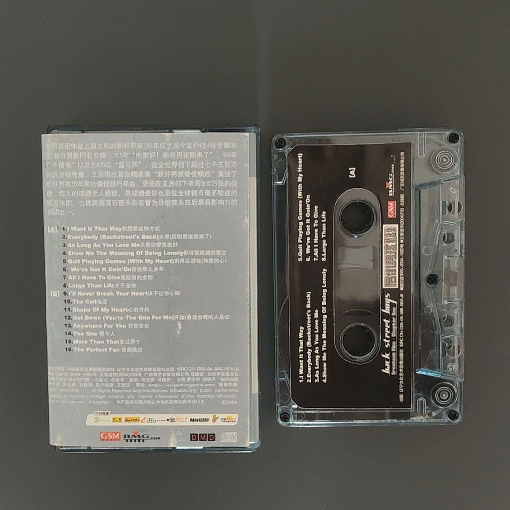 Pop Backstreet Boys Nick Carter Music Tape Greatest Hits Album I want it that way Cassettes Cosplay