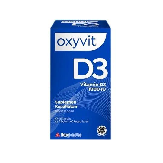 Oxyvit D3 1000 IU 60 Kapsul