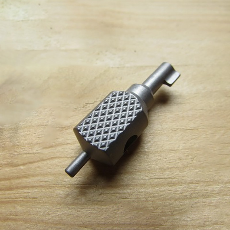 CNC Titanium Made ASP SW Smith Wesson Handcuffs Toy Knife Lanyard Paracord Bead EDC Tool Key Spanner