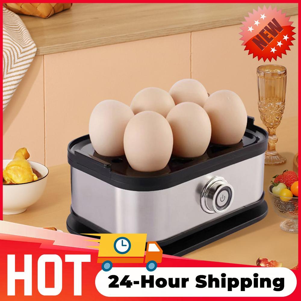 6-Egg Capacity Egg Boiler Machine Electric Hard Boiled Egg Maker Safe Using Egg Boiler Machine with