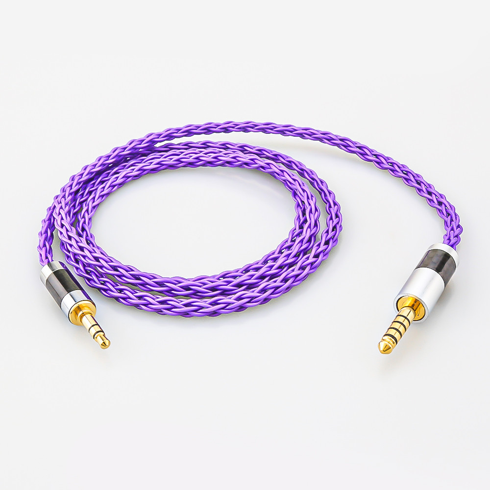 Hifi 4.4mm to 3.5mm Audio cable Pure silver plated 4.4mm Balance to 3.5 mm aux jack Balanced Audio