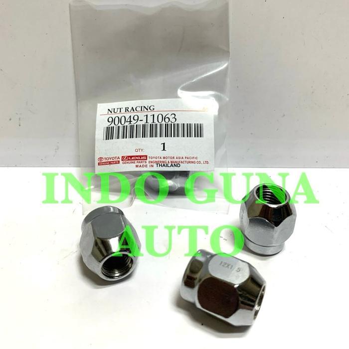 "New" MUR, NUT RACING & BAUT RODA ASLI CHROME AVANZA - VELOZ - AGYA - CALYA - RUSH - GRANMAX - XENIA