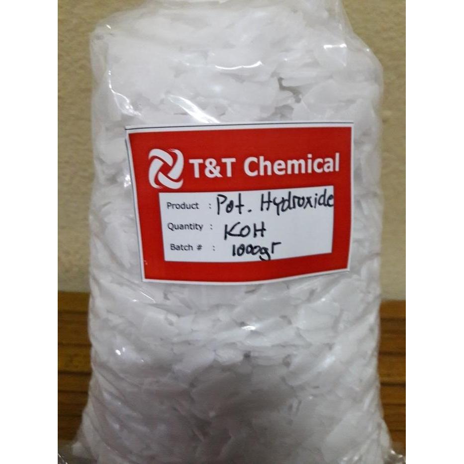 JTTOP" POTASIUM POTASSIUM HYDROXIDE KALIUM HIDROKSIDA KOH 1KG