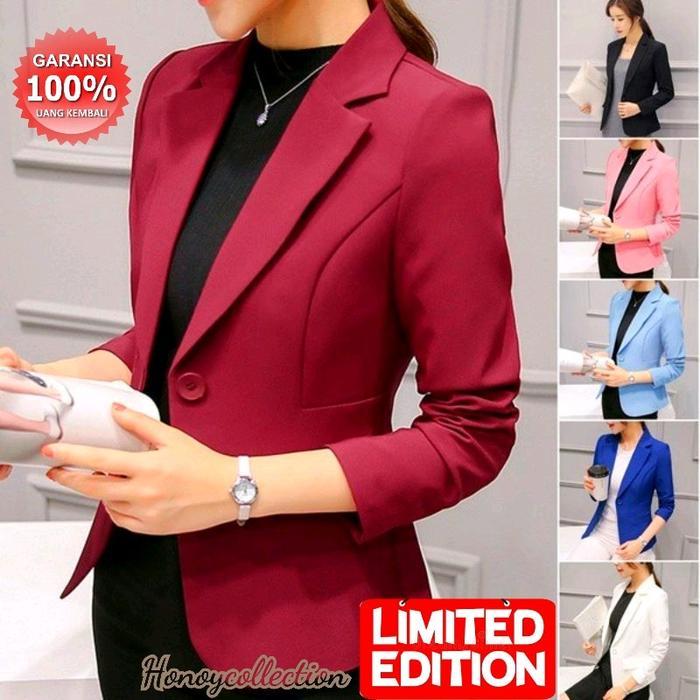 SIAPKIRIM Jas wanita/ jas cewek/ blazer wanita/ blazer cewek/jas blazer wanita Formal Panjang