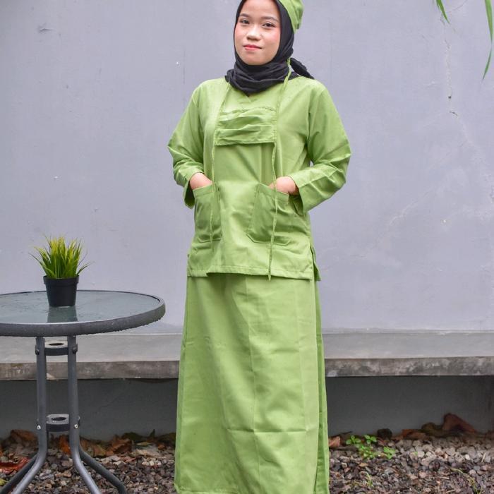 New Best Quality 100% Original Scrub Dokter Model Rok / Baju Perawat / Baju Dinas Jaga
