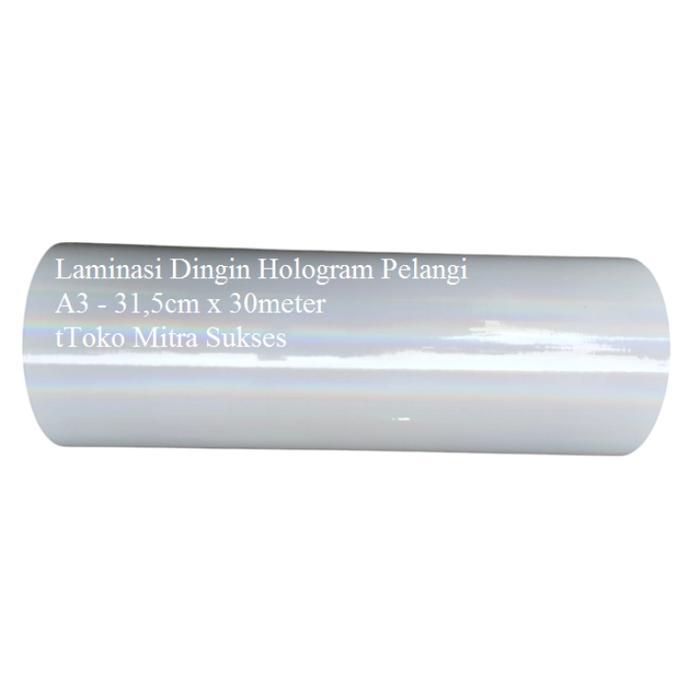Roll Laminasi Dingin Hologram A4 Dan A3 Roll