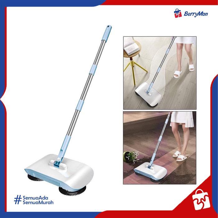 SAPU Lantai Otomatis Ultra Broom Pembersih Debu Dorong Serbaguna