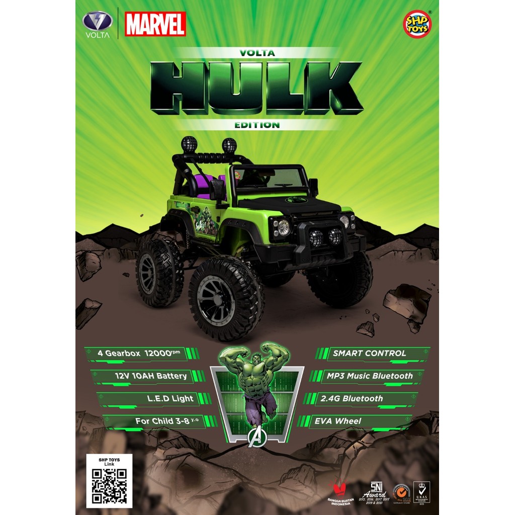 MAINAN MOBIL AKI ANAK JEEP VOLTA ROCKY HIMALAYA 5008