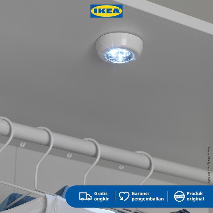 [] IKEA RAMSTA Lampu Mini LED Putih Menggunakan Baterai Akrilik