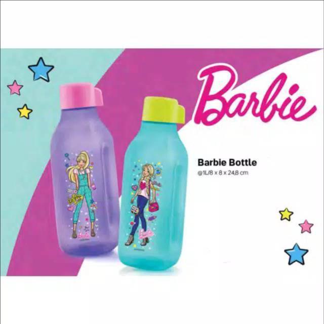 Botol Minum Tupperware Barbie Bottle Square 1 Liter Limited Edition Terlaris