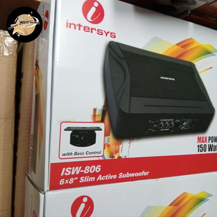 Diskon Hari Ini Subwoofer Aktif Kolong Jok Intersys Iws-806 / Intersys Isw 806 Subwoofer Kolong Jok