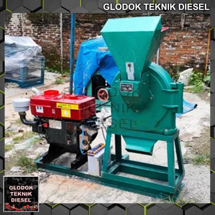 Mesin Giling Tepung Disk Mill Ffc 45 + Penggerak Diesel Penepung Ffc45