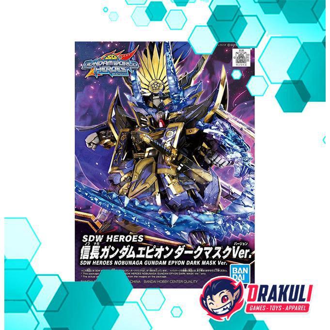 BANDAI Plamo SDW Heroes Nobunaga Gundam Epyon Dark Mask Ver.