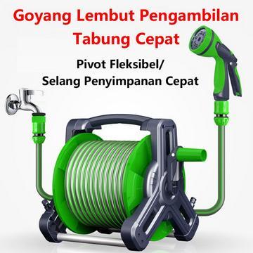 30M Hose Reel Set Gulungan Selang Dengan Selang Air Selang Air Tahan Lumut