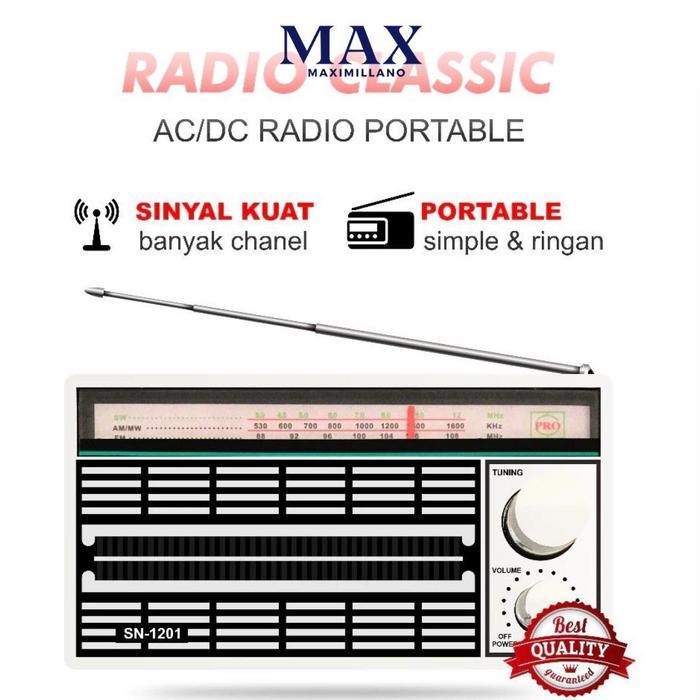 "New" RADIO KLASIK JADUL LISTRIK DAN BATERAI RADIO F-4250 3 BAND FM-MW-SW PORTABLE RADIO JADUL UNIK