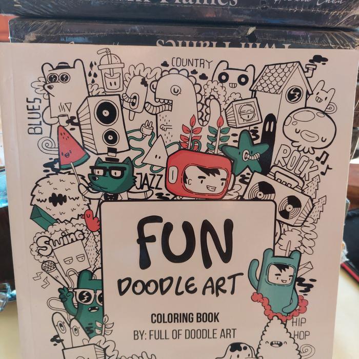 FUN DOODLE ART ,COLORING BOOK BY : FULL OF DOODLE ART