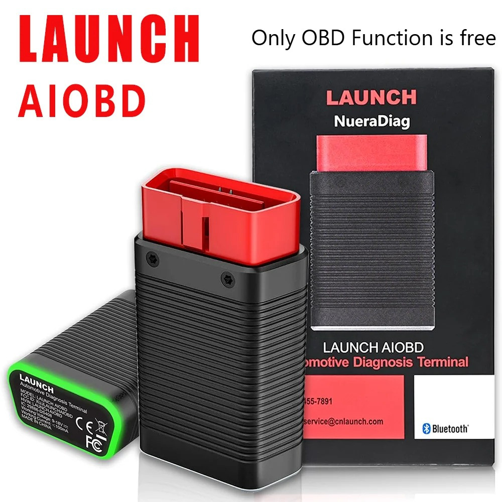 Lastest LAUNCH AIOBD Bluetooth Connector Car Diagnostic Tools Full OBD Function OBD2 Scanner For