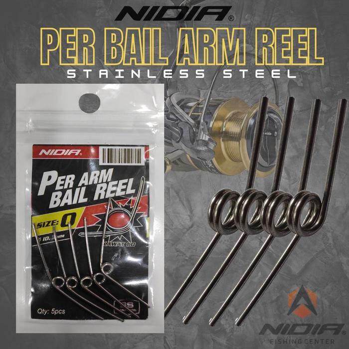 Per Arm Kupu Kupu Reel Pancing - Nidia Per Bail Arm Reel Spinning