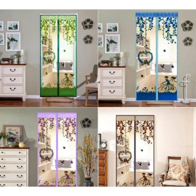 Tirai Magnet Pinguin Tirai Magnet Anti Nyamuk Motif Random Tirai magnet Tirai anti nyamuk tirai