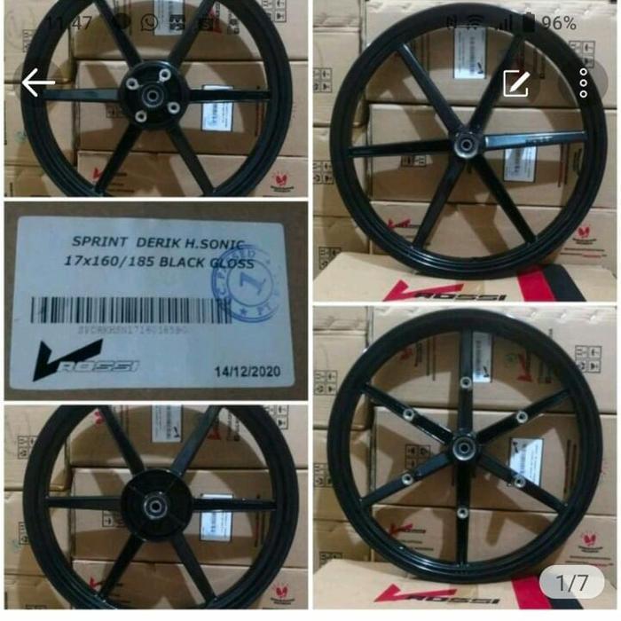 Pelek Racing Palang 6 Rossi Derik Sonic 150 R