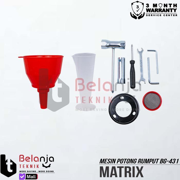 Mesin Potong Rumput Matrix BG 431 Brush Cutter 4 Tak Gasoline BG431 Bensin