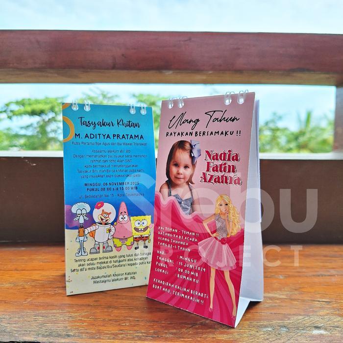 JTTOP" (ISI 54 PCS) SOUVENIR KALENDER DUDUK 2026 BESAR/ SOUVENIR PERNIKAHAN / UNDANGAN KHITAN /