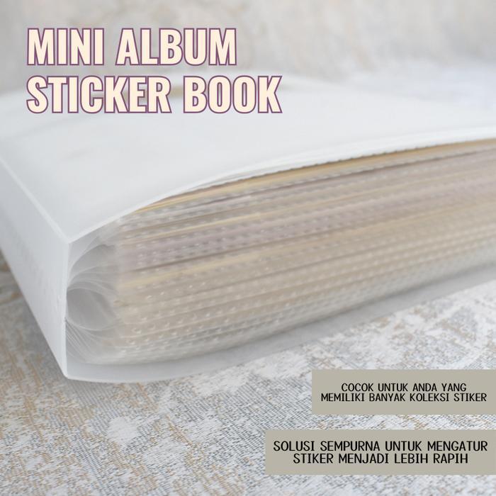 Mini Photo Album Stiker Nail Art/Storage Book Binder/Collection Book Translucent Nail Sticker 20