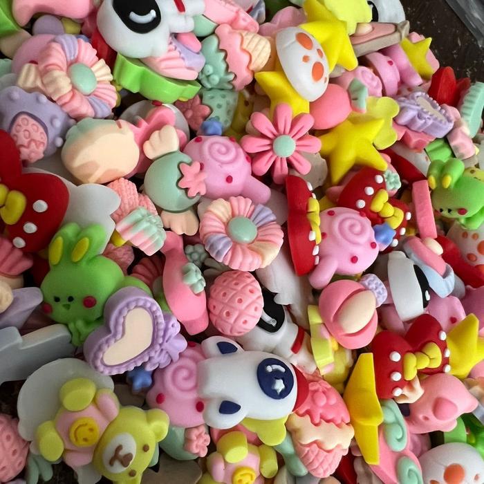 "New" 20pcs Sticker 3D + LEM / Sticker Botol Minum Viral Karakter / Sticker 3D Tempel Sticker