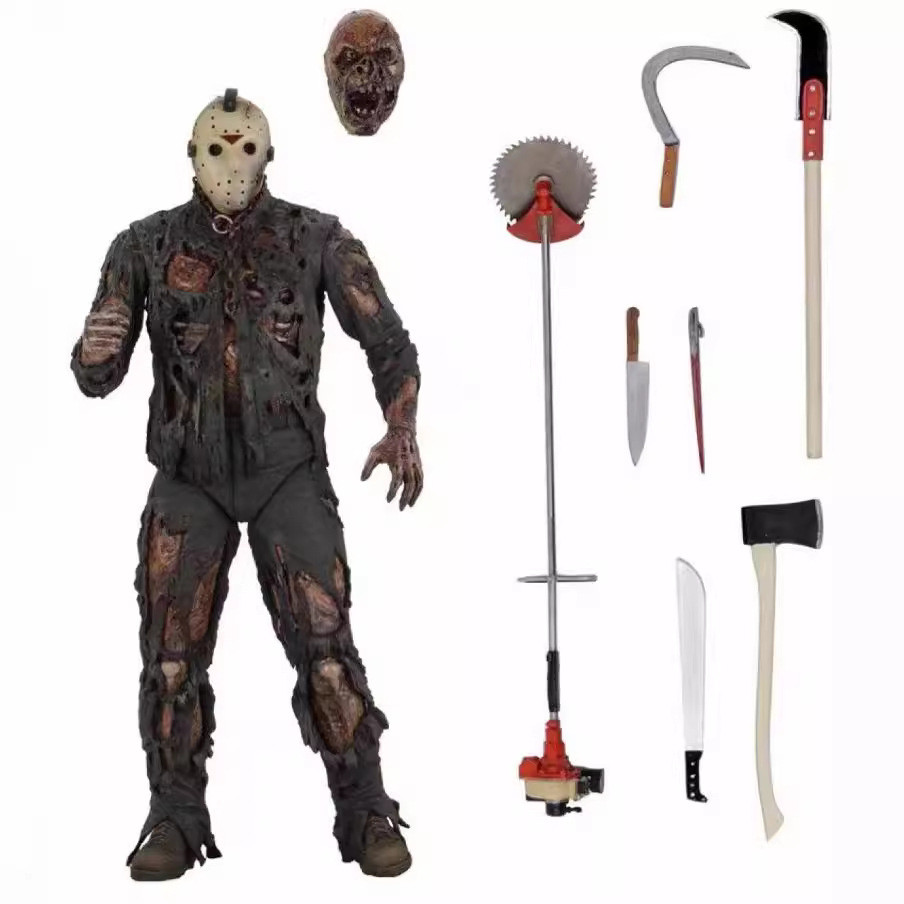 NECA The Firday Jason Voorhees Action Figure Part VII A New Blood Jason Voorhees Halloween