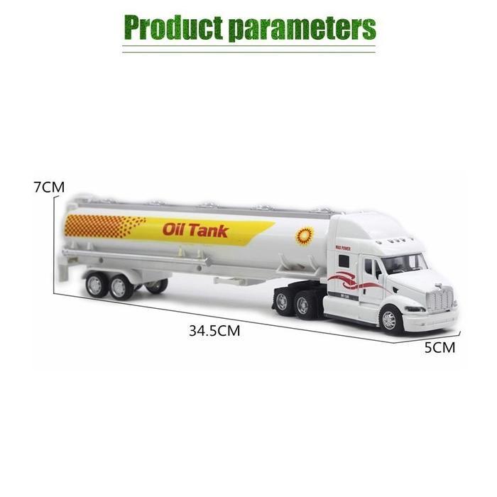 Truk Tanki Oil - Mainan Mobil Truck Tangki Oil Container Kontainer High Quality Product