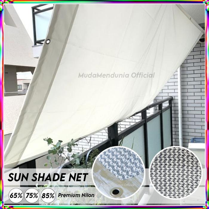 PARANET NILON PUTIH CUSTOM LIST MATA AYAM TEBAL