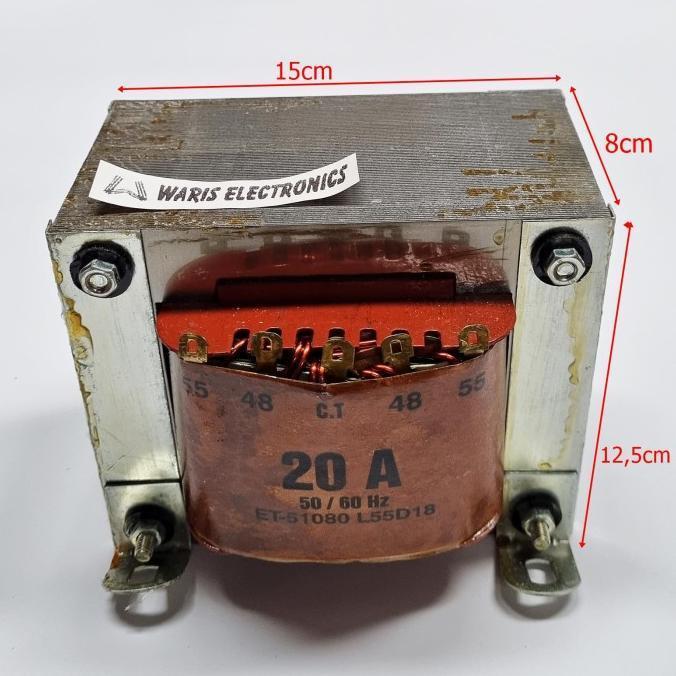 Promo Trafo Era Ct 20A Ampere Murni 55V Travo Best Quality