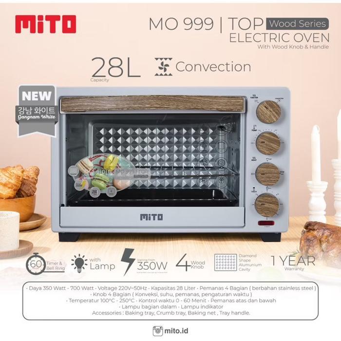 Oven Mito 28L Oven MO999 Oven Elektrik