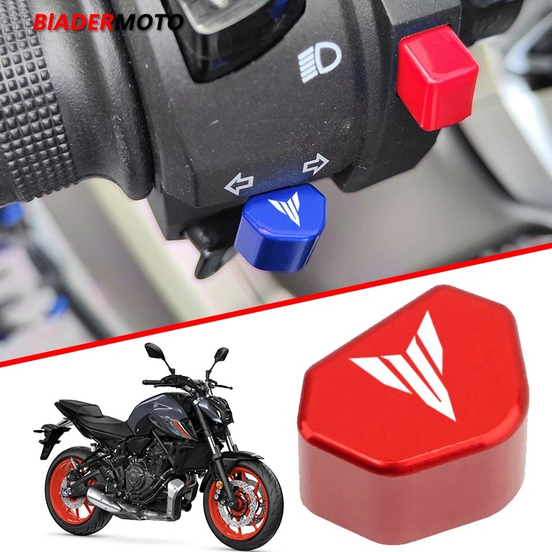 Mt Accessorie Cnc Switch Button Turn Signal Switch Key Cap For Yamaha Mt 07 Mt09 Mt07 Mt03 Mt10 Mt25